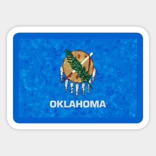 State flag of Oklahoma Sticker